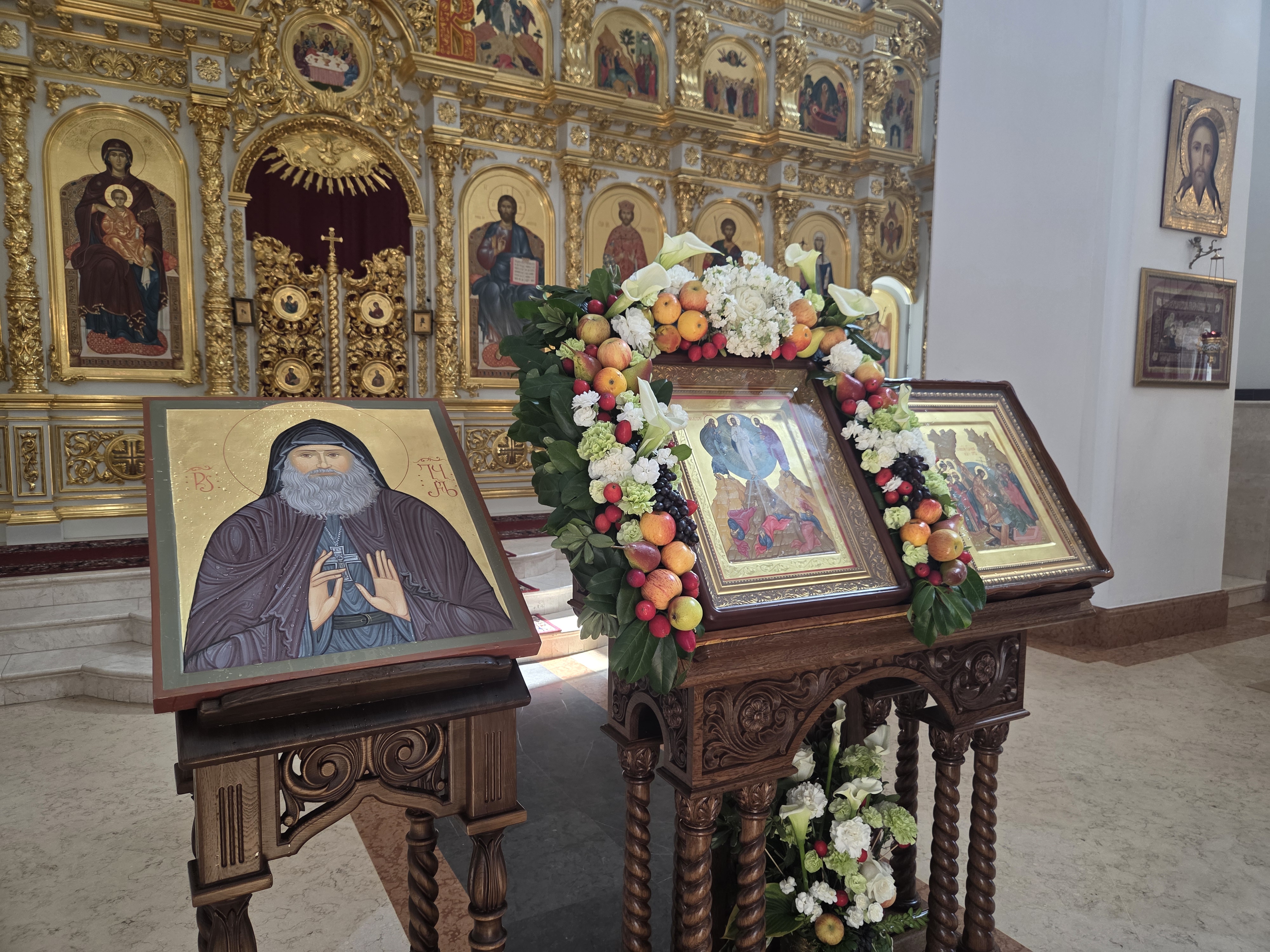 Икона прп. Гавриила Ургебадзе появилась в нашем храме - изображение 2
